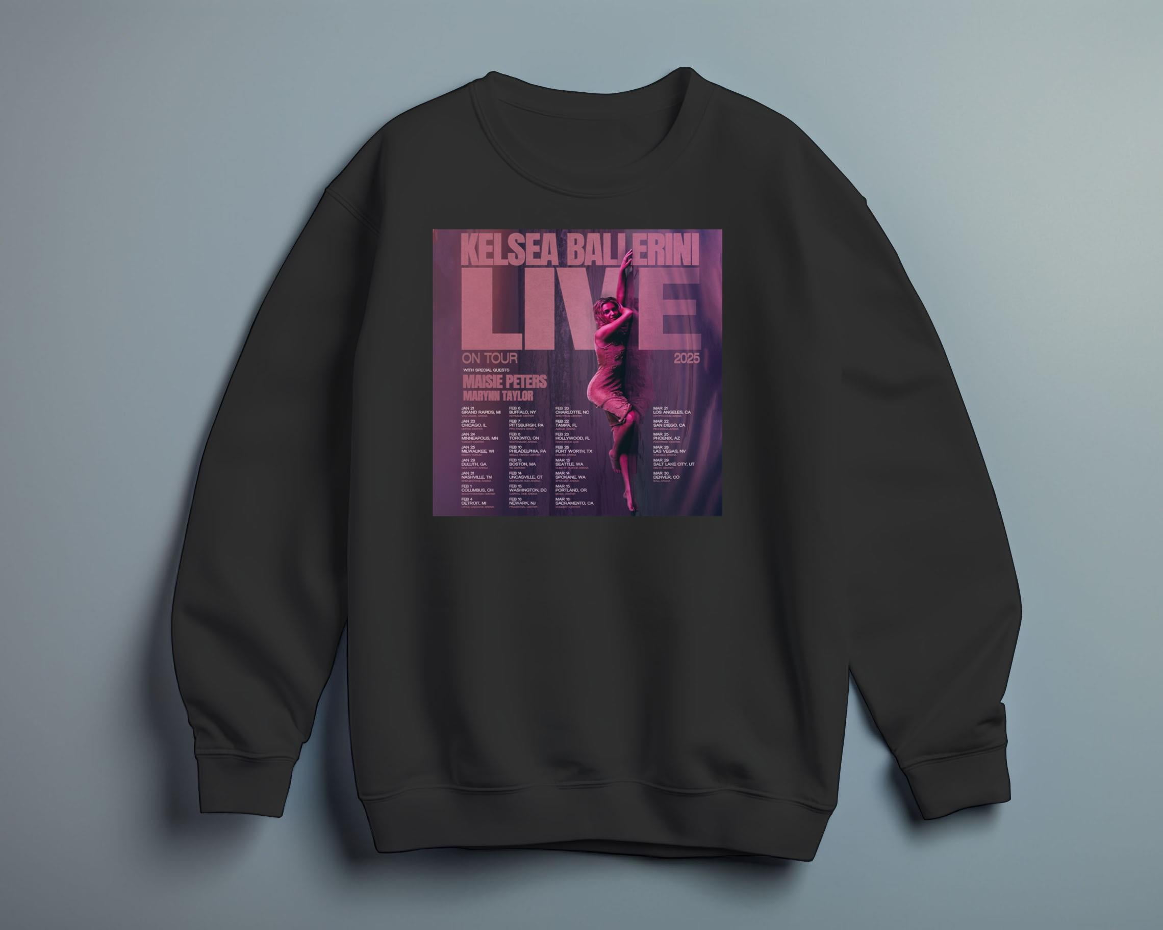 Kelsea Ballerini Live On Tour Dates 2025 Shirt