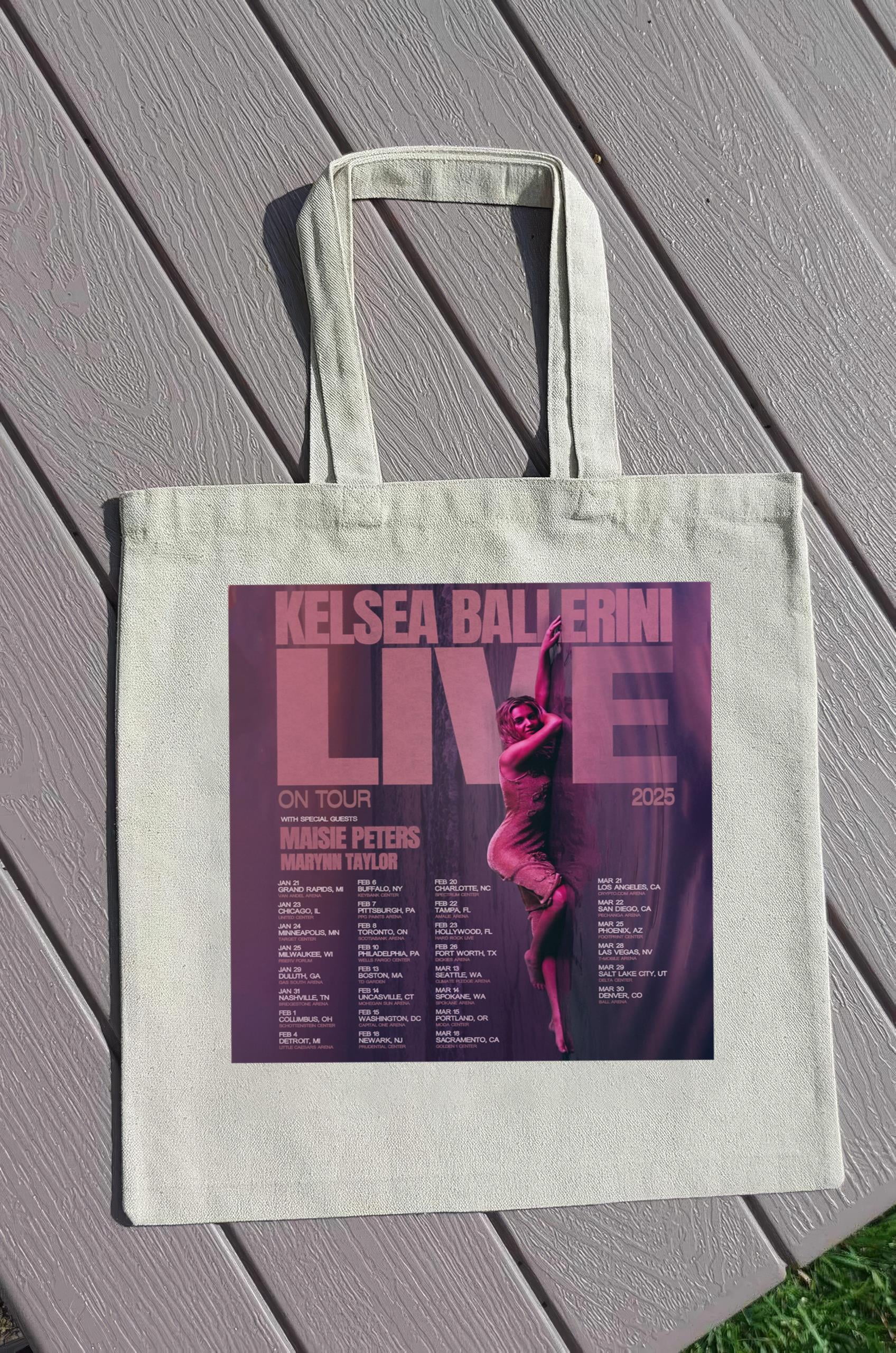 Kelsea Ballerini Live On Tour Dates 2025 Tote Bag