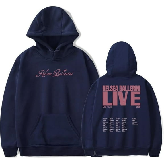 Kelsea Ballerini Live on Tour 2025 Merch Hoodie Pockets Drawstring Unisex Hooded Sweatshirt Fashion Clothing