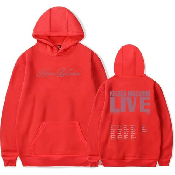 Kelsea Ballerini Live on Tour 2025 Merch Hoodie Pockets Drawstring Unisex Hooded Sweatshirt Fashion Clothing