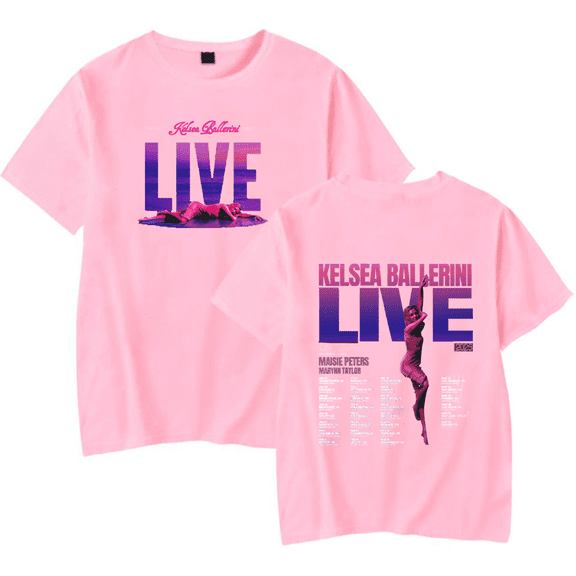 Kelsea Ballerini Tour 2025 T-shirt Vintage Oversized Summer Fashion Trend Short Sleeved Top