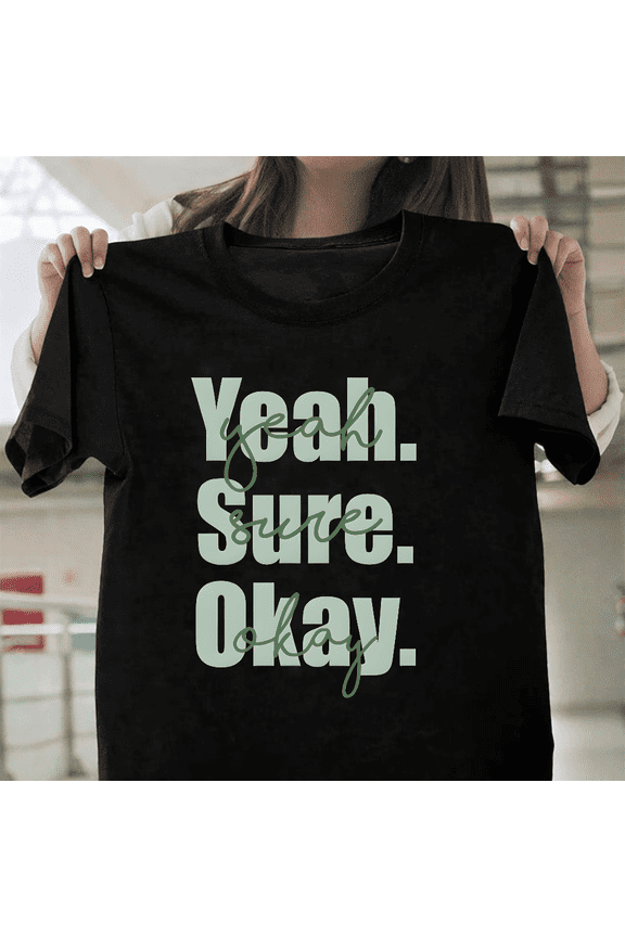 Kelsea Ballerini Yeah Sure Okay Country Pop Music Song Art Unisex T-Shirt, for men & women, up to size 5XL.
