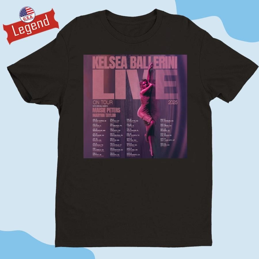 Kelseaballeriniliveontourdates2025tshirts