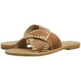 thumbnail image 1 of Kelsi Dagger Brooklyn Crown Flat Sandal Cinnamon Nude Slide Mule, 1 of 4