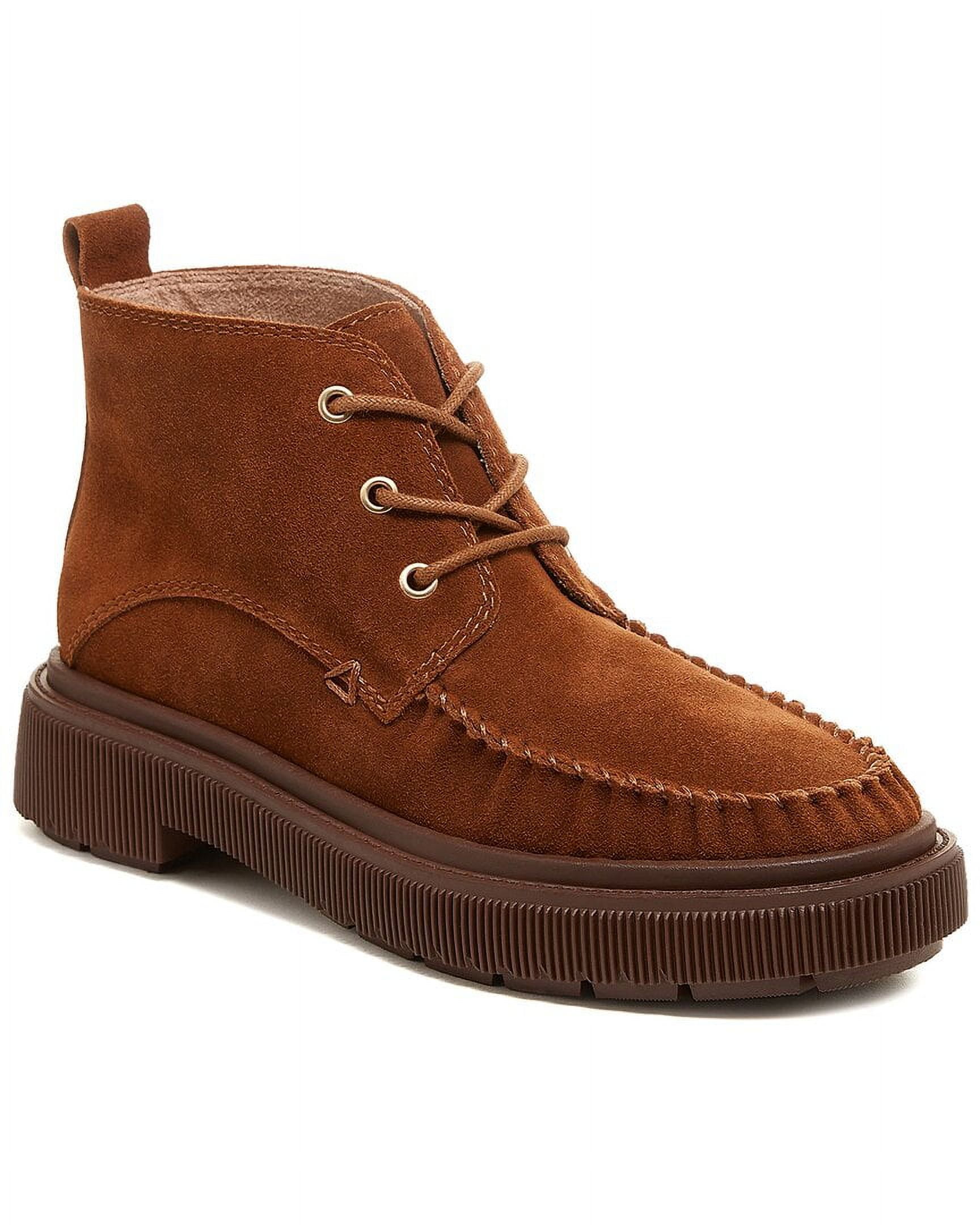 Brooklin perforated suede bootie 2025