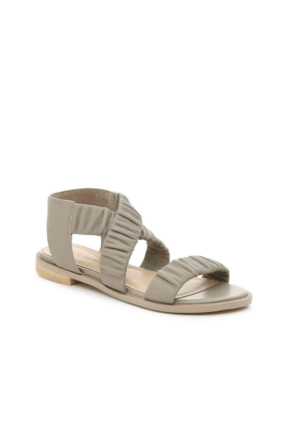 RYDER Clove Open Leather Lined Cushioned Sole Sandals (6, Clove)