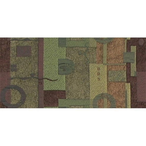 Kelso 77 Woven Contemporary Chenille Jacquard Fabric, Loden