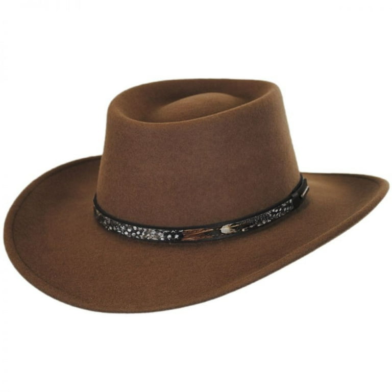 Kelso - Stetson Crushable Wool Felt Gambler Hat 