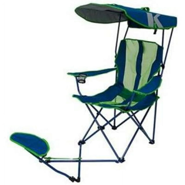 Kelsyus Original Canopy Chair with Ottoman Foldable Chair for Camping