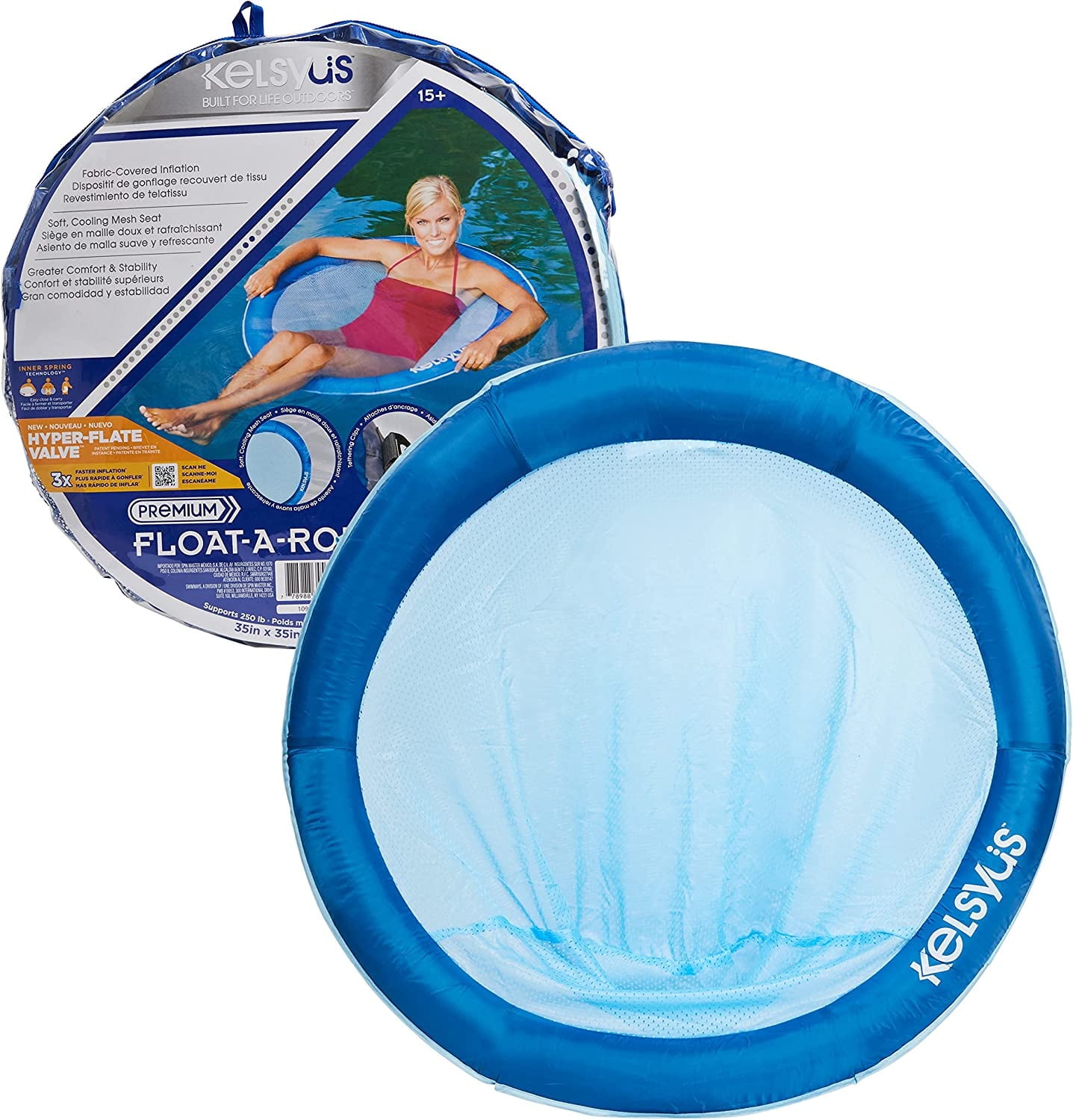 Kelsyus Premium Float-A-Round Portable Hammock Chair with Fast ...