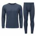 Keltex Men's Thermal Underwear Set Long Johns Base Layer Top & Bottom ...