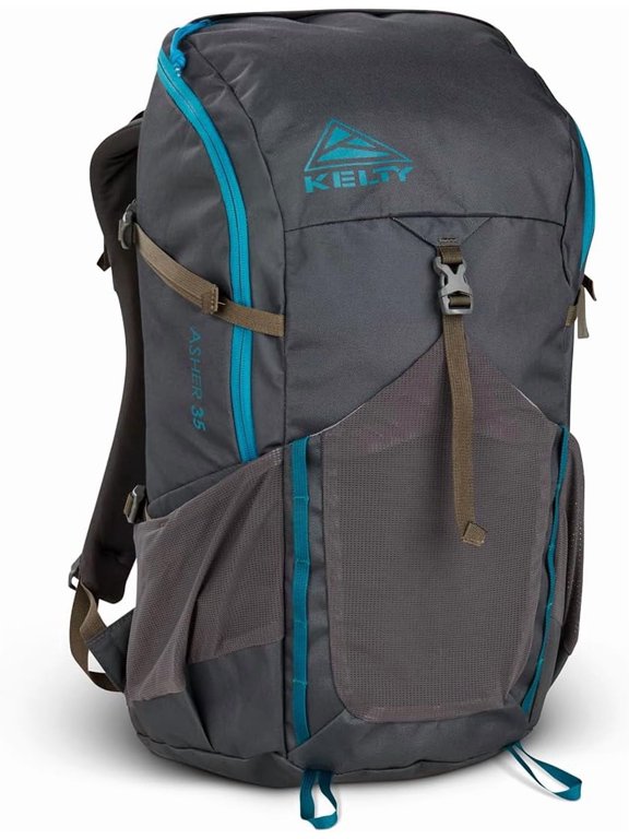 Asher Backpack, Daypack to Multi-Day Backpacking Capacity, Hiking, Lightweight Travel Pack, Internal Frame (35L Beluga)