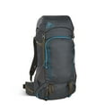 thumbnail image 1 of Kelty | Asher 55L Hiking Backpack, Lightweight Outdoor Pack - Beluga/Blue | Superior Support & Airflow, 1 of 5