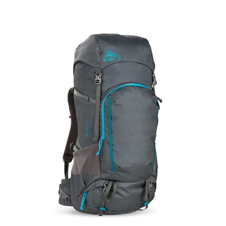Kelty | Asher 65L Hiking Backpack, Lightweight Outdoor Pack - Beluga/Blue | Enhanced Support & Circulation