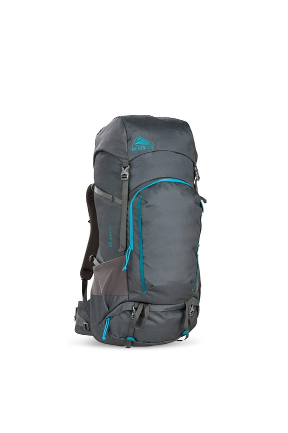 | Asher 65L Hiking Backpack, Lightweight Outdoor Pack - Beluga/Blue | Enhanced Support & Circulation