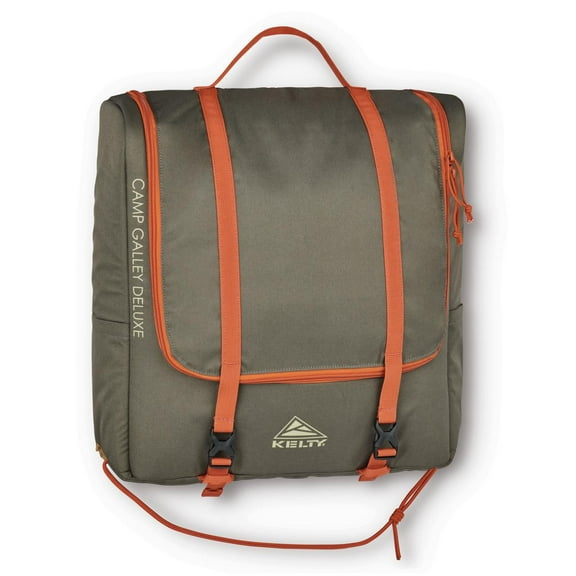 Kelty | Camp Galley Deluxe, Beluga/Dull Gold - Compact, Durable Overlanding Camping Kitchen Organizer