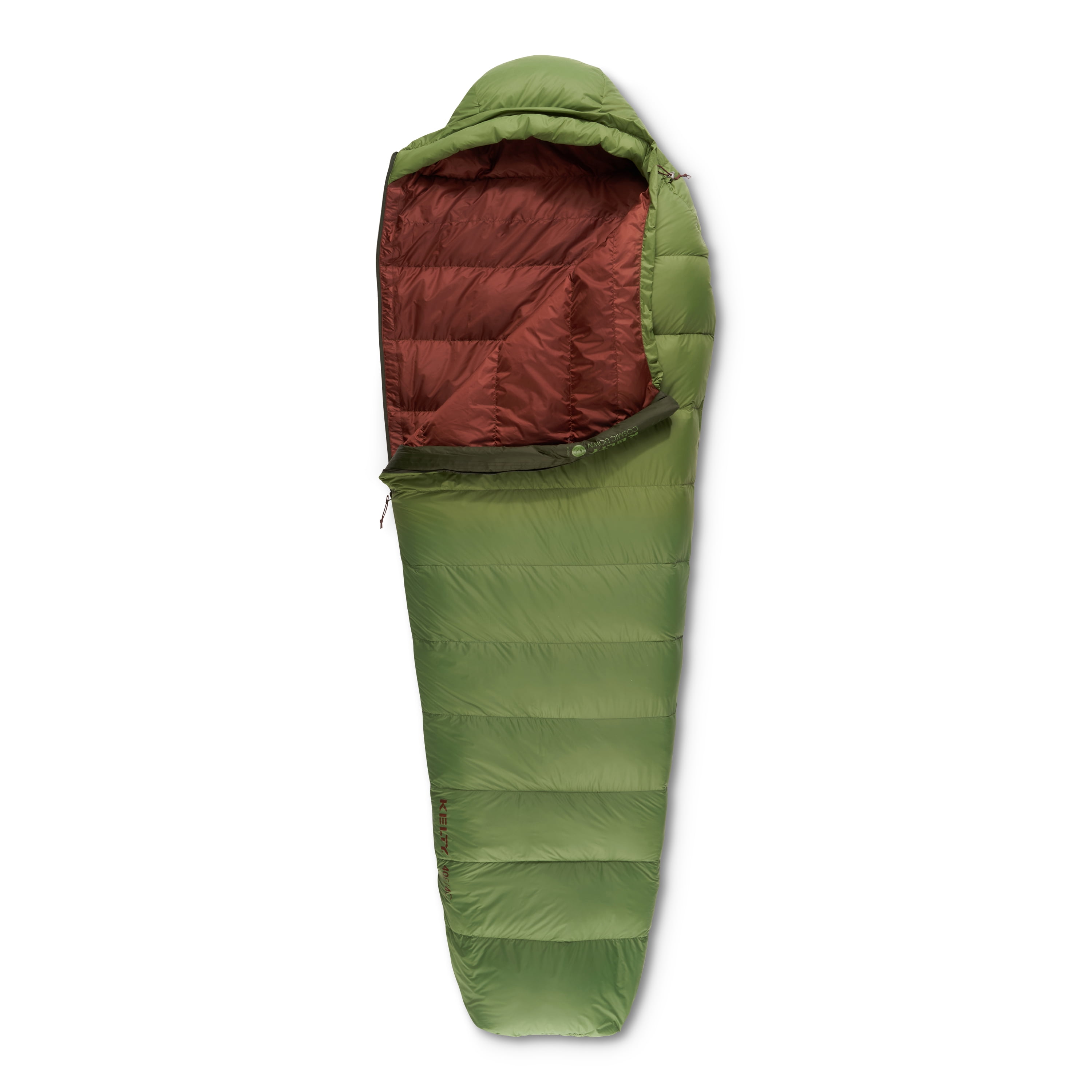 Kelty | Cosmic 40° Degree Sleeping Bag, Long, 550 Down - Compact and Cozy - Summer