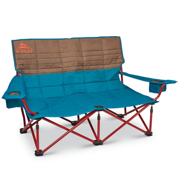 Kelty | Low-Loveseat 2P, Deep Lake/Fallen Rock - Double Seat with Easy Setup