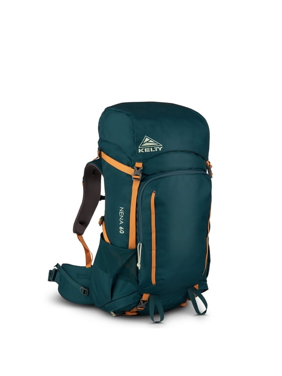 | Nena 60L Hiking Backpack, Lightweight Outdoor Pack - Deep Teal | Advanced Support & Ventilation