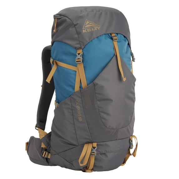 Kelty | Outskirt 50 Backpack, Lyons Blue/Beluga - Lightweight, Spacious, Breathable 50L Hiking Pack