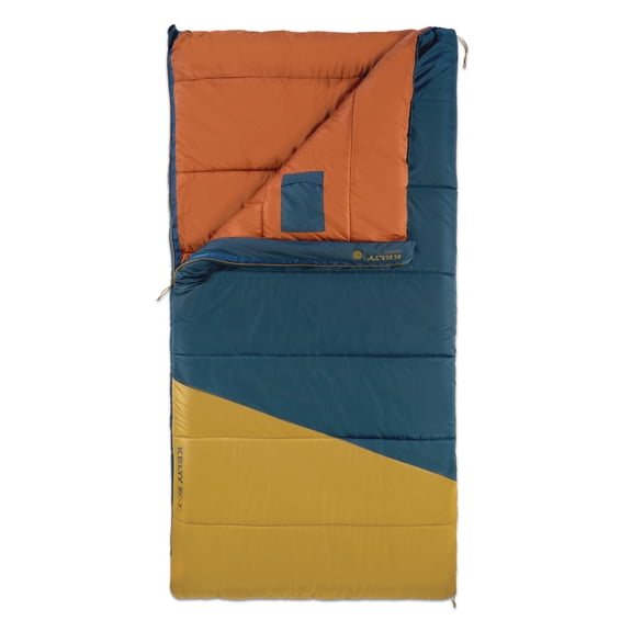 Kelty | Solstice 20 Degree Sleeping Bag - Spacious, Comfortable, Rectangular Sleeping Bag with Dual-Layer Quilt & Dual-Slider Zipper
