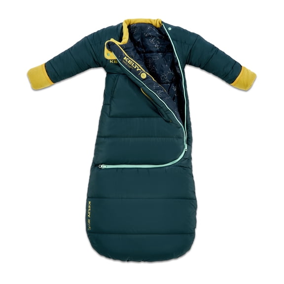 Kelty | Space Cadet 30° Degree Sleeping Bag for Infant 8-24M - Snuggly, Warm, and Cozy Sleeping Bag with Multi-Functional Design for Walking - Mediterranean Color Style
