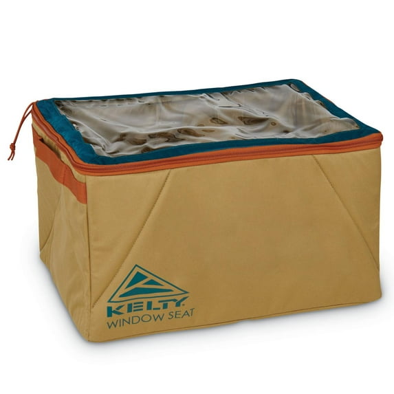 Kelty | Window Seat, Dull Gold/Deep Teal - Transparent, Compact, and Durable Overlanding Organizer