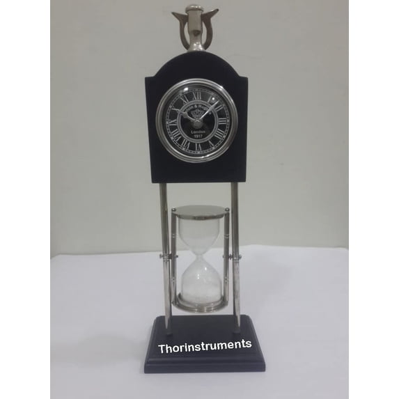 Kelvin & Huges London 1917 Table Desk Clock With San Timer Home Decor