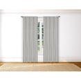 thumbnail image 1 of Kelvin MONT 12316D=12 Grommet Blackout Curtains - Window Curtain Panel Set - Textured Solid - 2 Panels - 38"W x 84"L - Silver, 1 of 1
