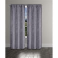 thumbnail image 1 of Kelvin RORGY-12-16985 84 in. Rosalyn Polyester Window Curtain Panel Set, Grey, 1 of 1