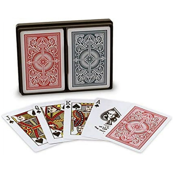 Kem Arrow Red and Blue Playing Cards, Wide