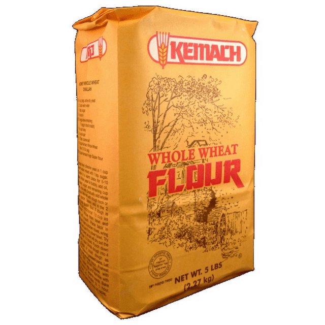 Kemach Whole Wheat Flour Yoshon , 5 lb