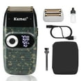 thumbnail image 1 of Kemei Foil Professional Electric Shaver for Men Razor with Bald Trimmer Cordless Shavers Rechargeble LED Display 2 in 1, 1 of 7