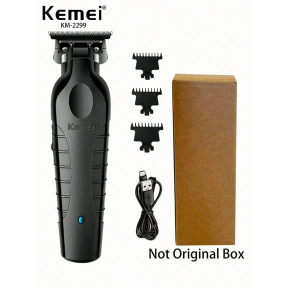 Kemei Kemei KM-2299 Professional Hair Clipper Cordless Electric Clipper USB Salon Hair Trimmer T-Blade Clipper For Men Use Beard Hair Trimmer Home Use Clipper