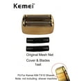 thumbnail image 1 of Kemei Kemei KM-TX10 Men's Shaver For Daily Use  Usb Rechareable Foil Blades Razor Fast Charging Professional Beard Remove Machine Bald Head Hair Cuttting Machine Father Birthday Gift, 1 of 10