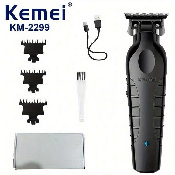 Kemei USB Fast Charging Barber Machine Blades Hair Cutter Kemei Km-2299 1200MA Rechargeable Cordless Hair Trimmer