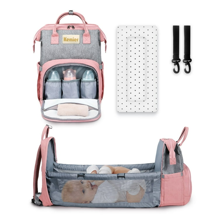 Kemier Diaper Bag Backpack with Changing Station Large Baby Diaper