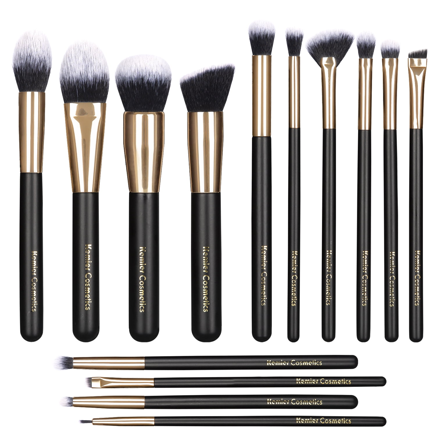 Kemier Makeup Brushes Makeup Brush Set 15 Pcs Professional Soft