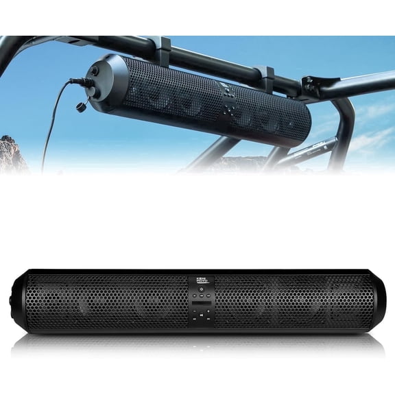 KEMIMOTO 28'' UTV Soundbar Speaker ATV SoundBar Sound System for Polaris Can Am