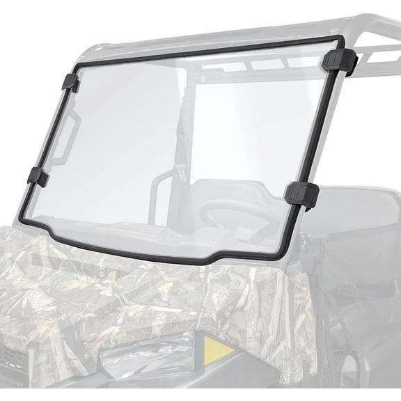 Kemimoto Full Front Windshield Compatible with Polaris Ranger