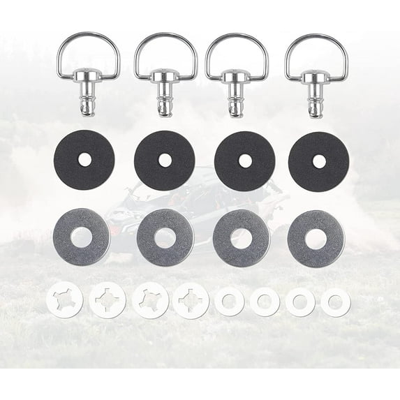 Kemimoto Roof Pins Quick Release Bolts Compatible with 2017-2022 Can Am X3/ X3 Max- Set of 4 #715003815