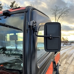 Kemimoto Tractor Side View Mirrors 2Pcs Rear Convex View Mirrors Compatible with Kubota RTV X1100C X-1120 X-1140