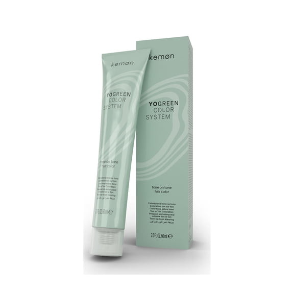 Kemon Yo Green Color System 10.73 Platinum Violet Gold Blonde Tone On Tone Hair Color 2 Ounce 60 Milliliters