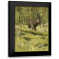 thumbnail image 1 of Kemp, Oliver 19x24 Black Modern Framed Museum Art Print Titled - Black Bear, 1 of 5