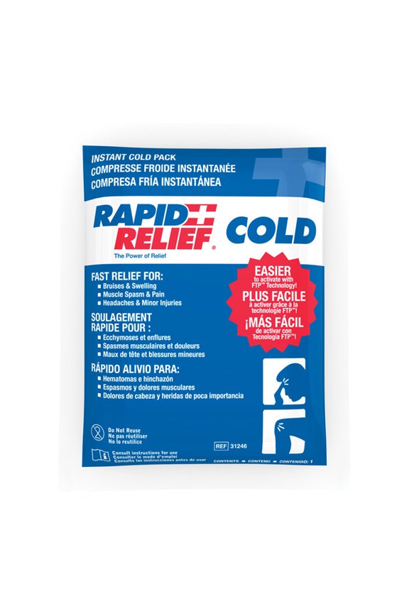 USA 6" Blue and White Small Instant Cold Ice Packs