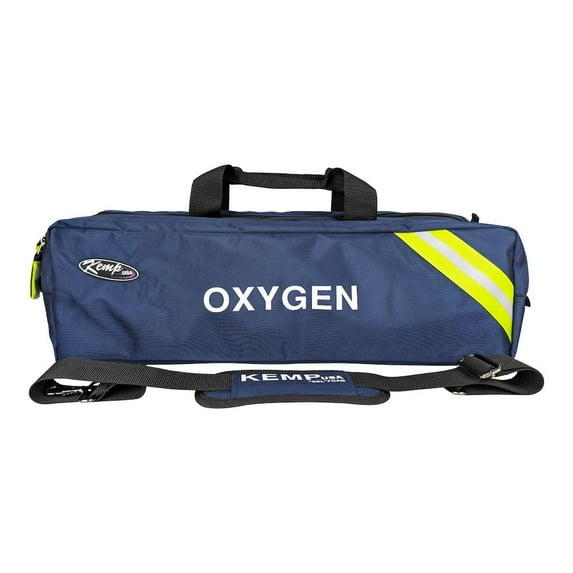 Kemp USA 22" Navy Blue, Black, and Green Outdoor Kemp USA High-Quality Oxygen Bag