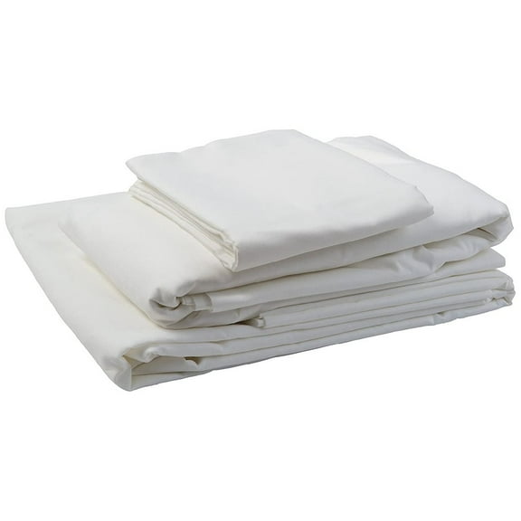 Kemp USAA Hospital Bed Sheet Set, 3-PC (Flat Sheet, Fitted Sheet, Pillow Case Set)