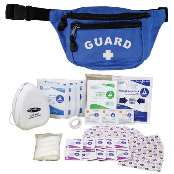 Kemp USA Hip Pack With First Aid Supply - Royal Blue