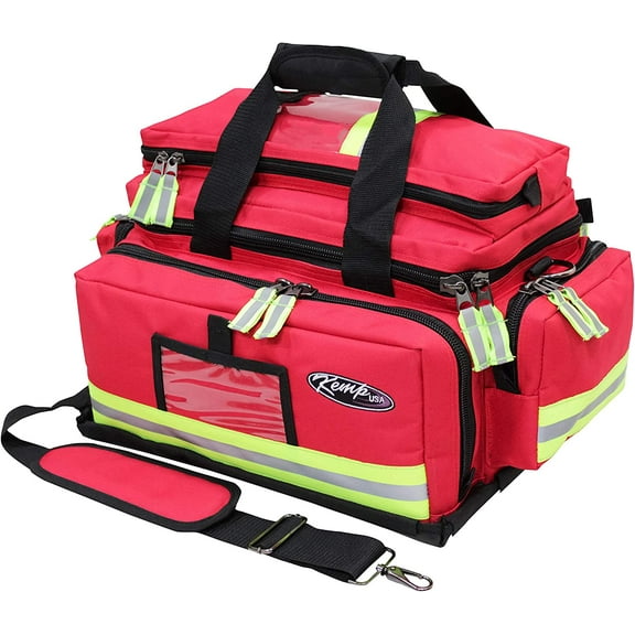 Kemp USA Large Trauma EMS Bag | Survival Gear for Emergency Response Professionals, EMTs, and First Responders | Emergency Medical Bag for First Aid EMT Kit and Trauma Kit
