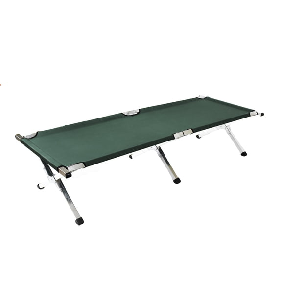 Kemp USA 74" Green Multi-Purpose Camping And Military Folding Cot
